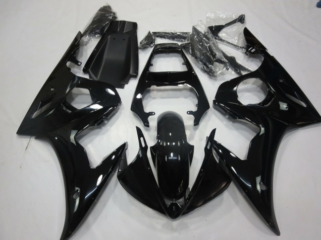 Schwarz Glänzend 05 Yamaha R6 Verkleidung Schwarz Glänzend 05 Yamaha R6 Verkleidung