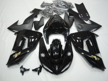 Schwarz Glänzend 06-07 Kawasaki ZX10R Verkleidung