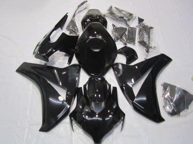 Schwarz Glänzend 08-11 Honda CBR1000RR Verkleidung