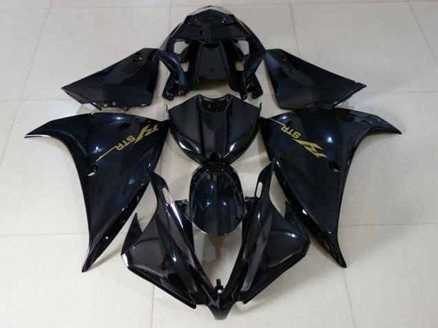 Schwarz Glänzend 12-14 Yamaha R1 Verkleidung