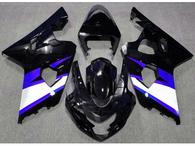 Schwarz Glänzend & Blau 04-05 Suzuki GSXR 600-750 Verkleidung