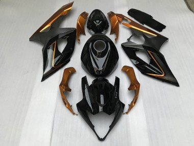 Schwarz Glänzend & Bronze 05-06 Suzuki GSXR 1000 Verkleidung