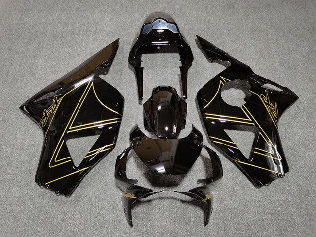 Schwarz Glänzend & Gold 02-03 Honda CBR954RR Verkleidung Schwarz Glänzend & Gold 02-03 Honda CBR954RR Verkleidung