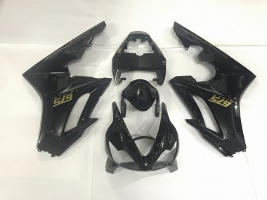 Schwarz Glänzend & Gold 09-12 Triumph Daytona 675 Verkleidung