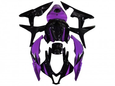 Schwarz Glänzend & Lila 07-08 Honda CBR600RR Verkleidung
