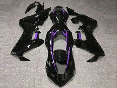 Schwarz Glänzend & Lila Mit Futter 17-23 Honda CBR1000RR Verkleidung