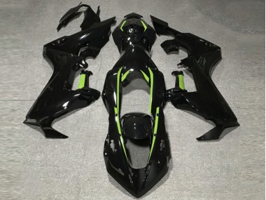 Schwarz Glänzend & Limettengrünes Futter 17-23 Honda CBR1000RR Verkleidung