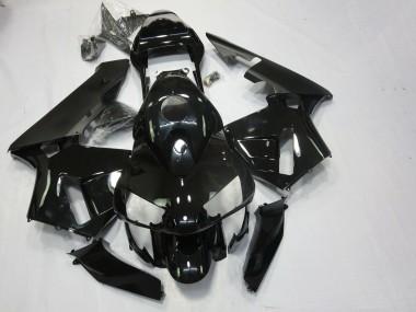 Schwarz Glänzend & Matt 03-04 Honda CBR600RR Verkleidung