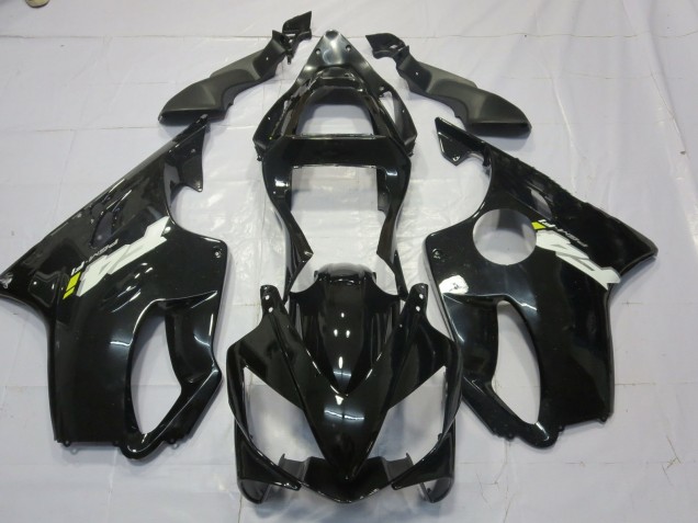 Schwarz Glänzend Mit Aufklebern 01-03 Honda CBR600 F4i Verkleidung Schwarz Glänzend Mit Aufklebern 01-03 Honda CBR600 F4i Verkleidung