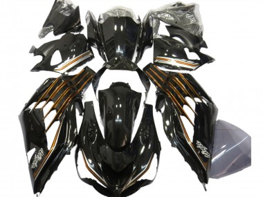 Schwarz Glänzend & Orange 12-21 Kawasaki ZX14R Verkleidung