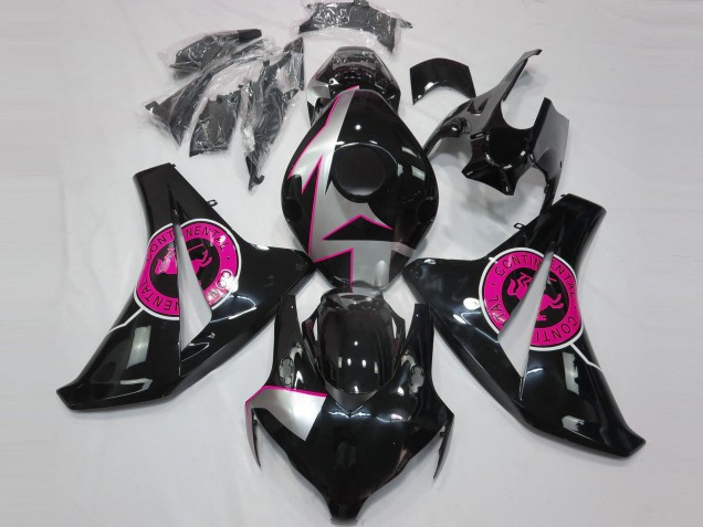 Schwarz Glänzend & Pink 08-11 Honda CBR1000RR Verkleidung Schwarz Glänzend & Pink 08-11 Honda CBR1000RR Verkleidung