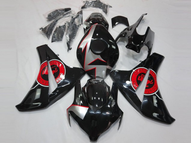 Schwarz Glänzend & Rot 08-11 Honda CBR1000RR Verkleidung Schwarz Glänzend & Rot 08-11 Honda CBR1000RR Verkleidung