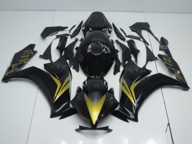 Schwarz & Gold 12-16 Honda CBR1000RR Verkleidung