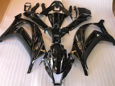 Schwarz & Gold 16-19 Kawasaki ZX10R Verkleidung