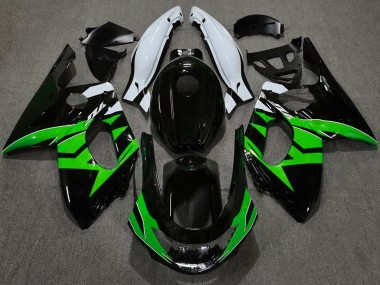 Schwarz-Grün Glänzend & Glänzend Weiß 98-07 Yamaha YZF600 Verkleidung