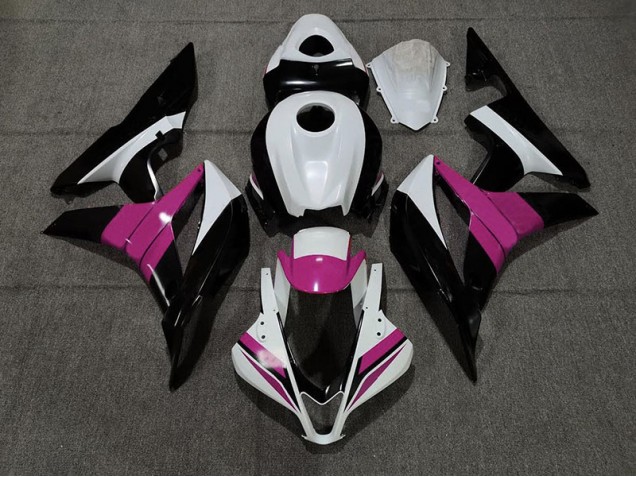 Schwarz Weiß & Lila 07-08 Honda CBR600RR Verkleidung Schwarz Weiß & Lila 07-08 Honda CBR600RR Verkleidung