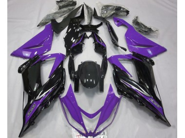 Schwarz & Lila 13-18 Kawasaki ZX6R Verkleidung