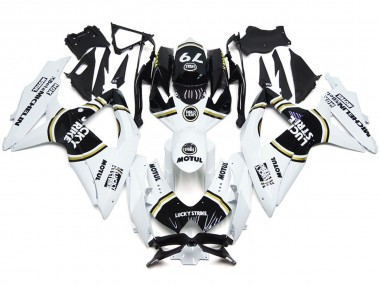 Schwarz Lucky Strike 79 08-10 Suzuki GSXR 600-750 Verkleidung