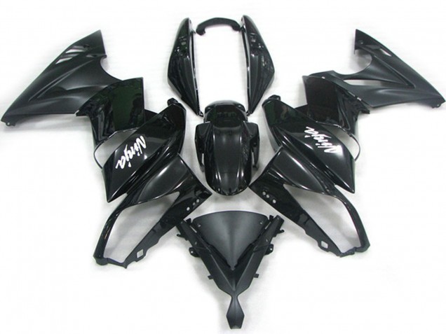 Schwarz Matt Glanz 09-11 Kawasaki Ninja 650R Verkleidung Schwarz Matt Glanz 09-11 Kawasaki Ninja 650R Verkleidung