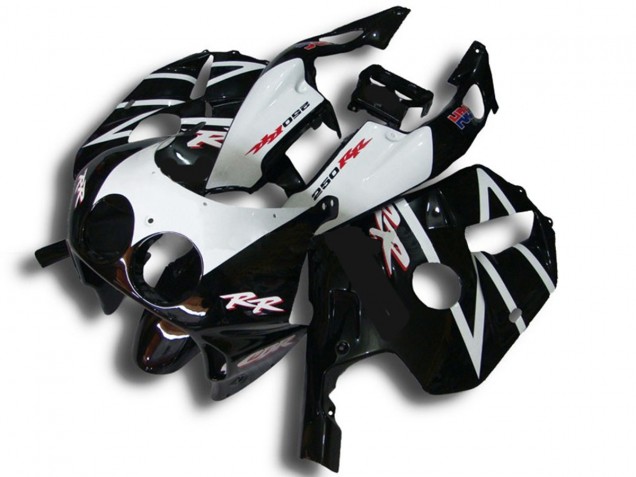 Schwarz Mit Floro Gelb 90-98 Honda CBR250RR Verkleidung Schwarz Mit Floro Gelb 90-98 Honda CBR250RR Verkleidung