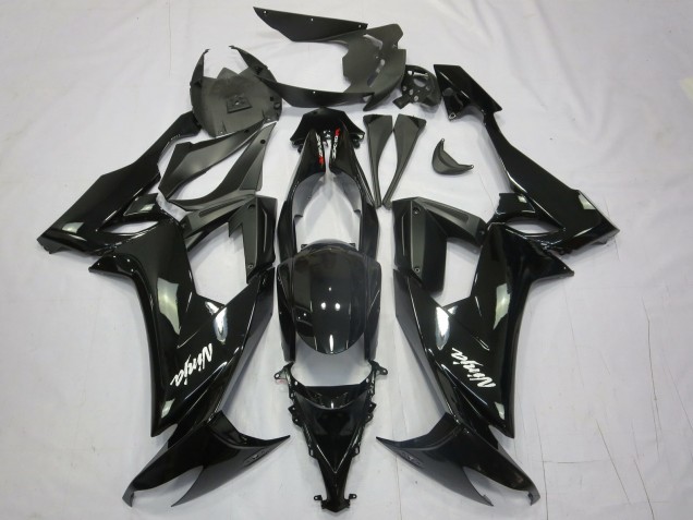 Schwarz Ninja 08-10 Kawasaki ZX10R Verkleidung