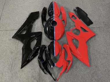 Schwarz & Rot 05-06 Suzuki GSXR 1000 Verkleidung