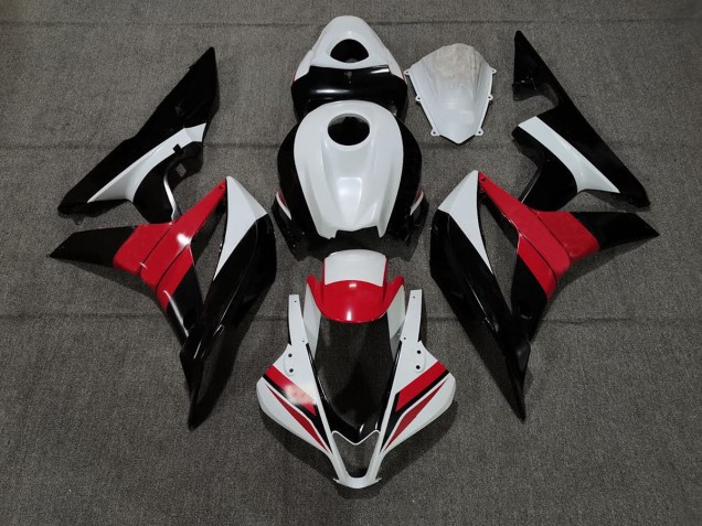 Schwarz Weiß & Rot 07-08 Honda CBR600RR Verkleidung Schwarz Weiß & Rot 07-08 Honda CBR600RR Verkleidung