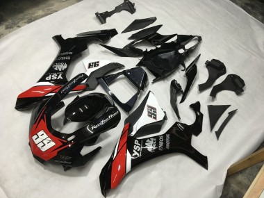 Schwarz Rot & Gelb 15-19 Yamaha R1 Verkleidung