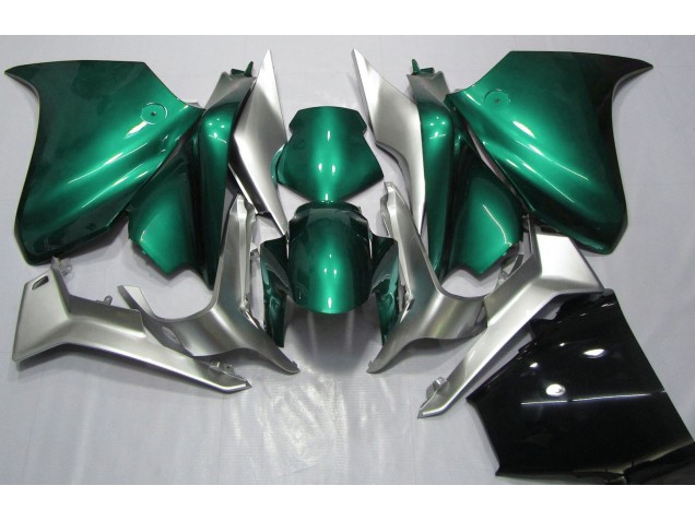 Seeschaumgrün & Silber 10-13 Honda VFR1200 Verkleidung Seeschaumgrün & Silber 10-13 Honda VFR1200 Verkleidung