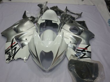 Silber Weiß 97-07 Suzuki GSXR 1300 Verkleidung