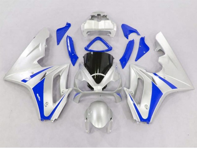Silber & Blau 06-08 Triumph Daytona 675 Verkleidung Silber & Blau 06-08 Triumph Daytona 675 Verkleidung