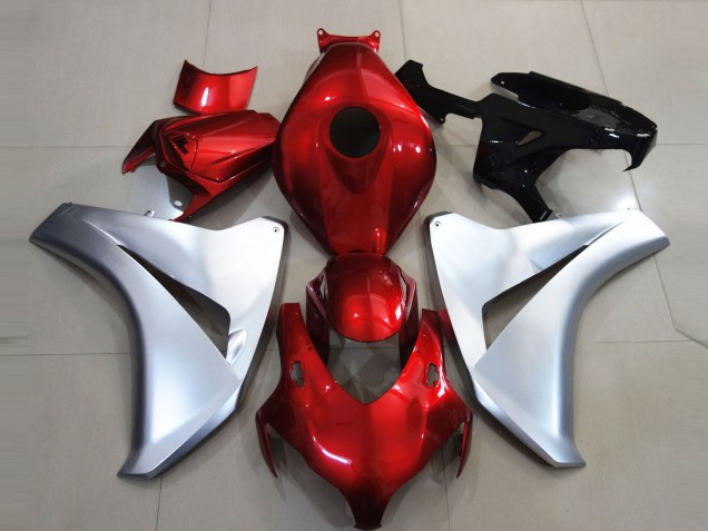 Silber & Candy Apple 08-11 Honda CBR1000RR Verkleidung Silber & Candy Apple 08-11 Honda CBR1000RR Verkleidung