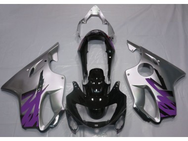 Silber Glänzend & Lila 99-00 Honda CBR600 F4 Verkleidung
