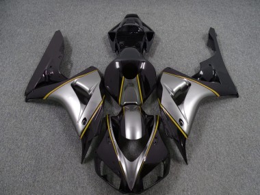 Silber Mit Gelbem Nadelstreifen 06-07 Honda CBR1000RR Verkleidung
