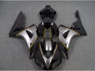Silber Mit Gelbem Nadelstreifen 06-07 Honda CBR1000RR Verkleidung