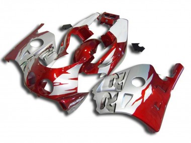 Silber Rot & Weiß 90-98 Honda CBR250RR Verkleidung
