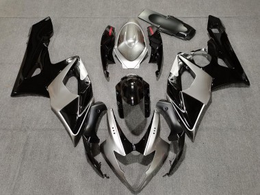 Silber & Schwarz 05-06 Suzuki GSXR 1000 Verkleidung