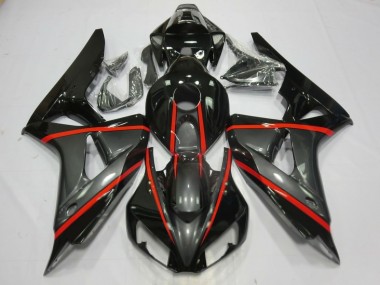 Silber & Schwarz 06-07 Honda CBR1000RR Verkleidung