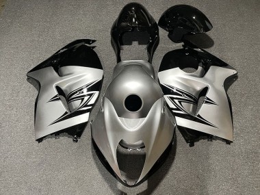 Silber & Schwarz 97-07 Suzuki GSXR 1300 Verkleidung