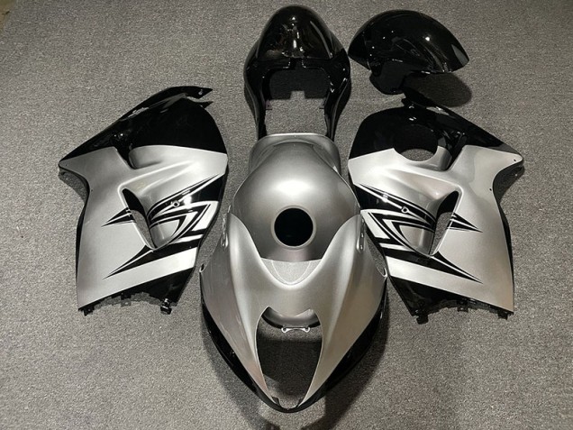 Silber & Schwarz 97-07 Suzuki GSXR 1300 Verkleidung Silber & Schwarz 97-07 Suzuki GSXR 1300 Verkleidung