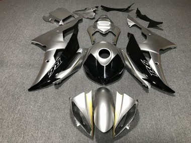 Silber & Schwarz Custom 08-16 Yamaha R6 Verkleidung