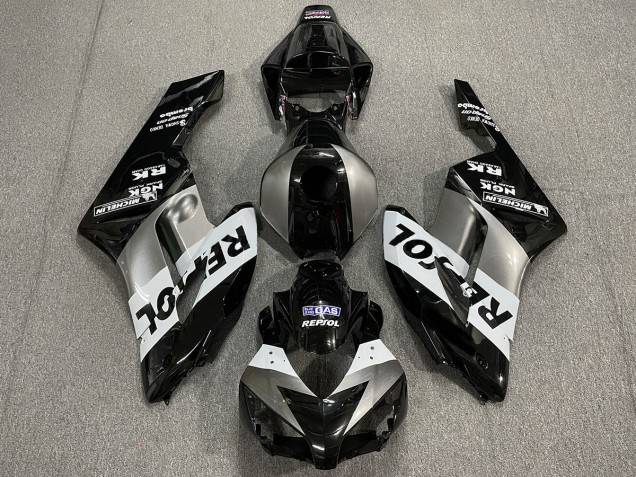Silber Schwarz Repsol 04-05 Honda CBR1000RR Verkleidung Silber Schwarz Repsol 04-05 Honda CBR1000RR Verkleidung