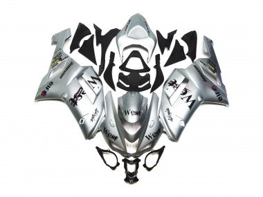 Silber West Glanz 07-08 Kawasaki ZX6R Verkleidung