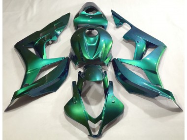 Smaragdgrün Schlicht 07-08 Honda CBR600RR Verkleidung