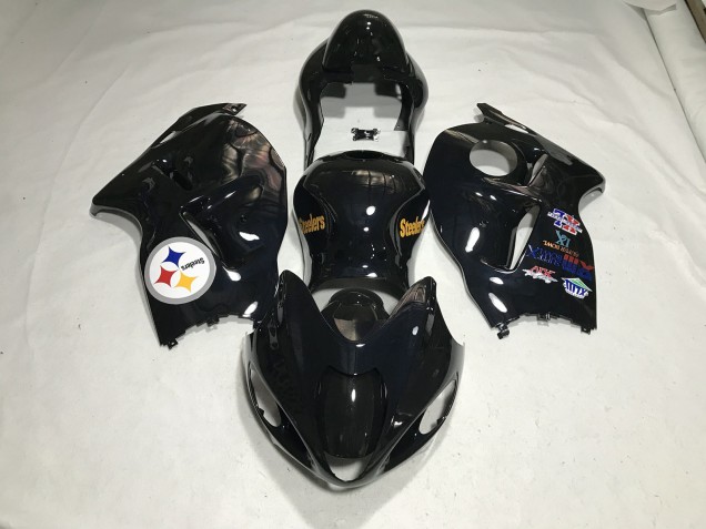 Teamlogo In Schwarz Glänzend 97-07 Suzuki GSXR 1300 Verkleidung Teamlogo In Schwarz Glänzend 97-07 Suzuki GSXR 1300 Verkleidung