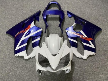 Tiefes Blau & Weiß 01-03 Honda CBR600 F4i Verkleidung