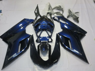Tiefes Blau 07-14 Ducati 848 1098 1198 Verkleidung