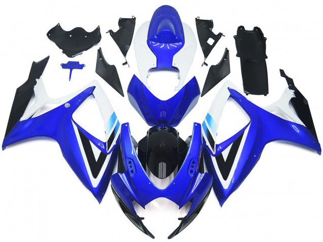 Tiefes Blau & Hellblau OEM Stil 06-07 Suzuki GSXR 600-750 Verkleidung Tiefes Blau & Hellblau OEM Stil 06-07 Suzuki GSXR 600-750 Verkleidung