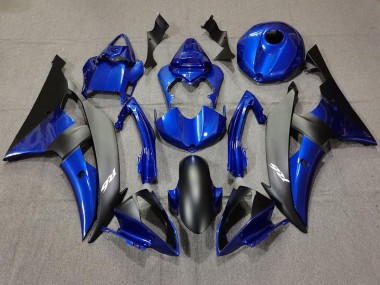 Tiefes Blau & Matt Schwarz 08-16 Yamaha R6 Verkleidung