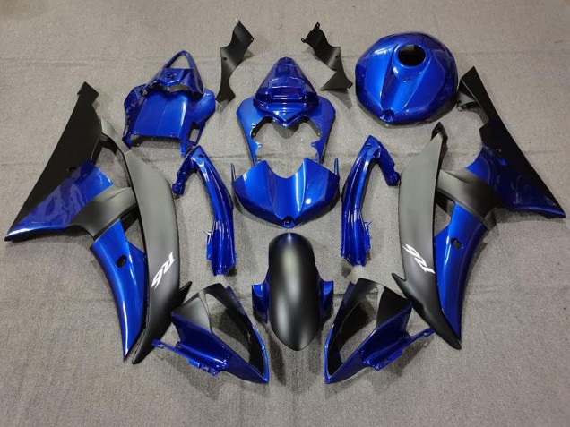Tiefes Blau & Matt Schwarz 08-16 Yamaha R6 Verkleidung Tiefes Blau & Matt Schwarz 08-16 Yamaha R6 Verkleidung